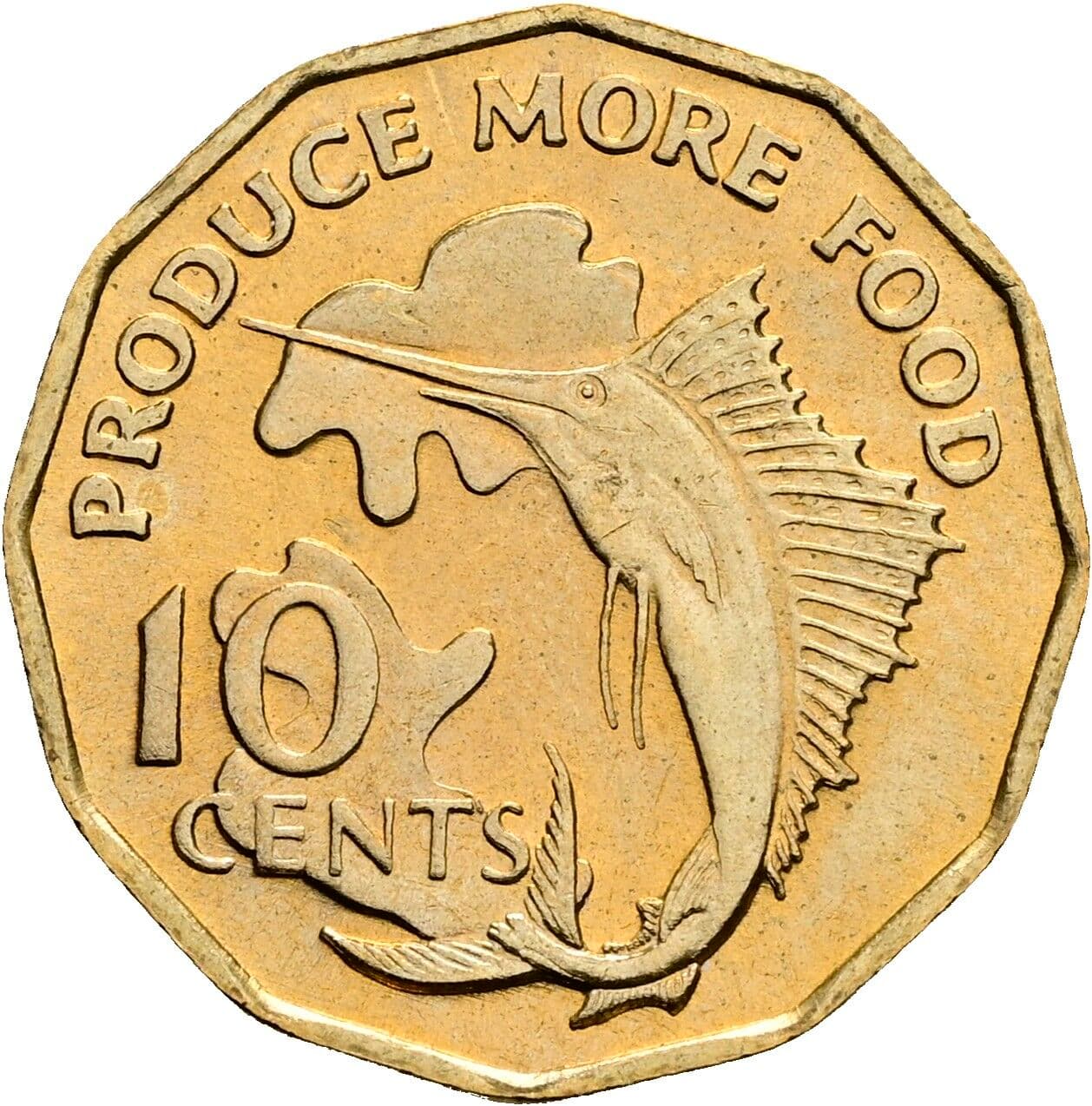 10 Cents 1977 – Vorderseite