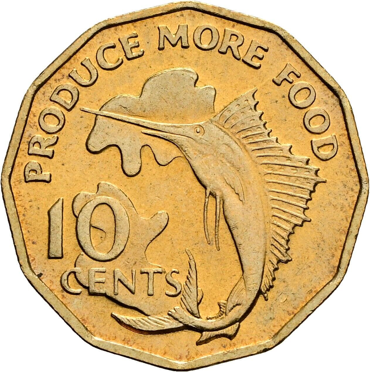 10 Cents 1977 – Vorderseite