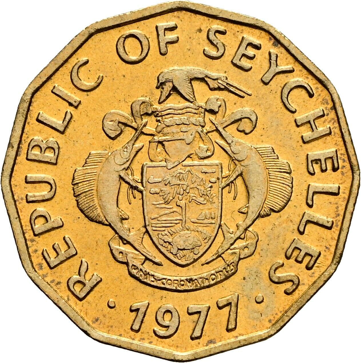 10 Cents 1977 – Rückseite