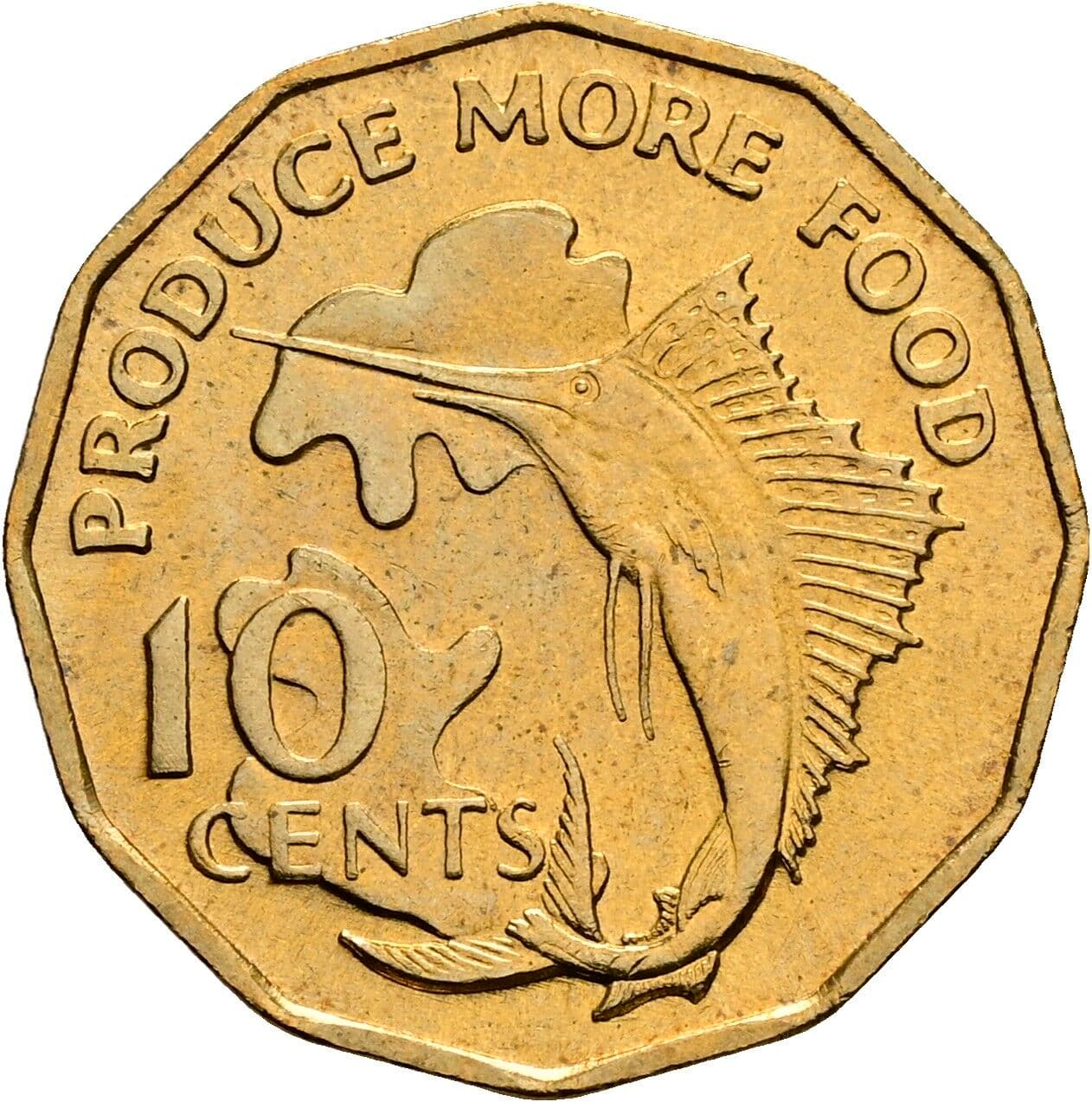 10 Cents 1977 – Vorderseite