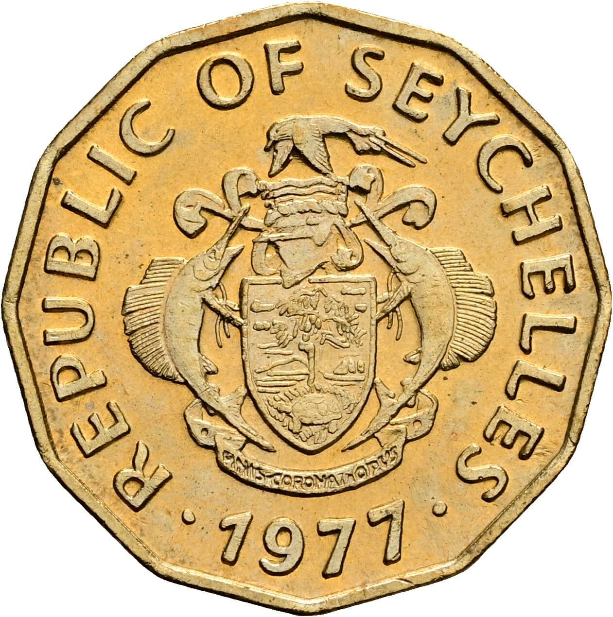 10 Cents 1977 – Rückseite