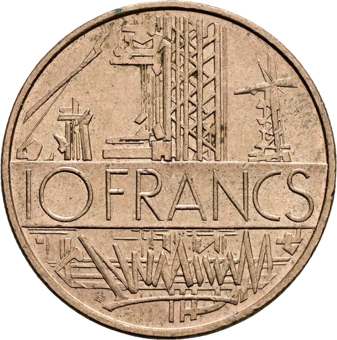 10 Francs 1975 – Vorderseite