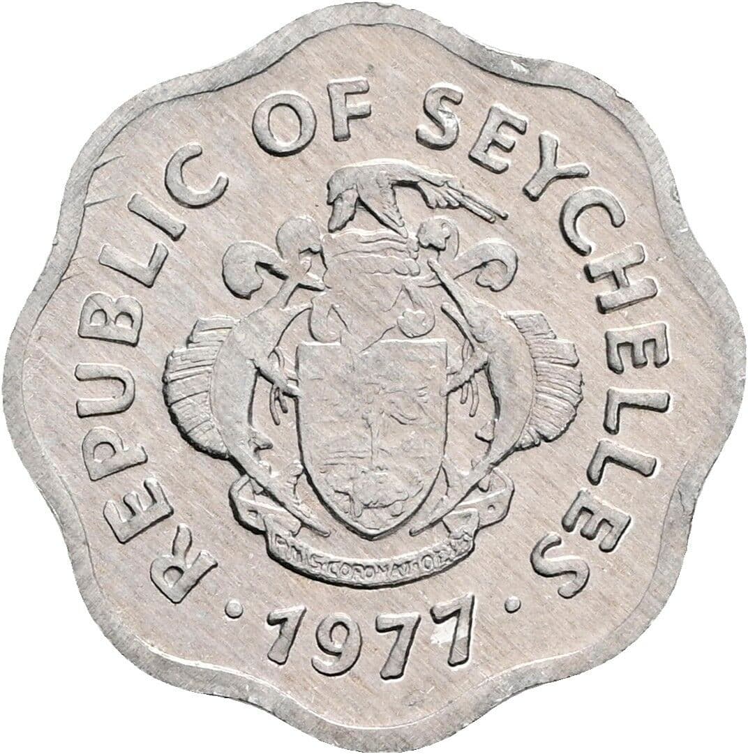 5 Cents 1977 – Rückseite