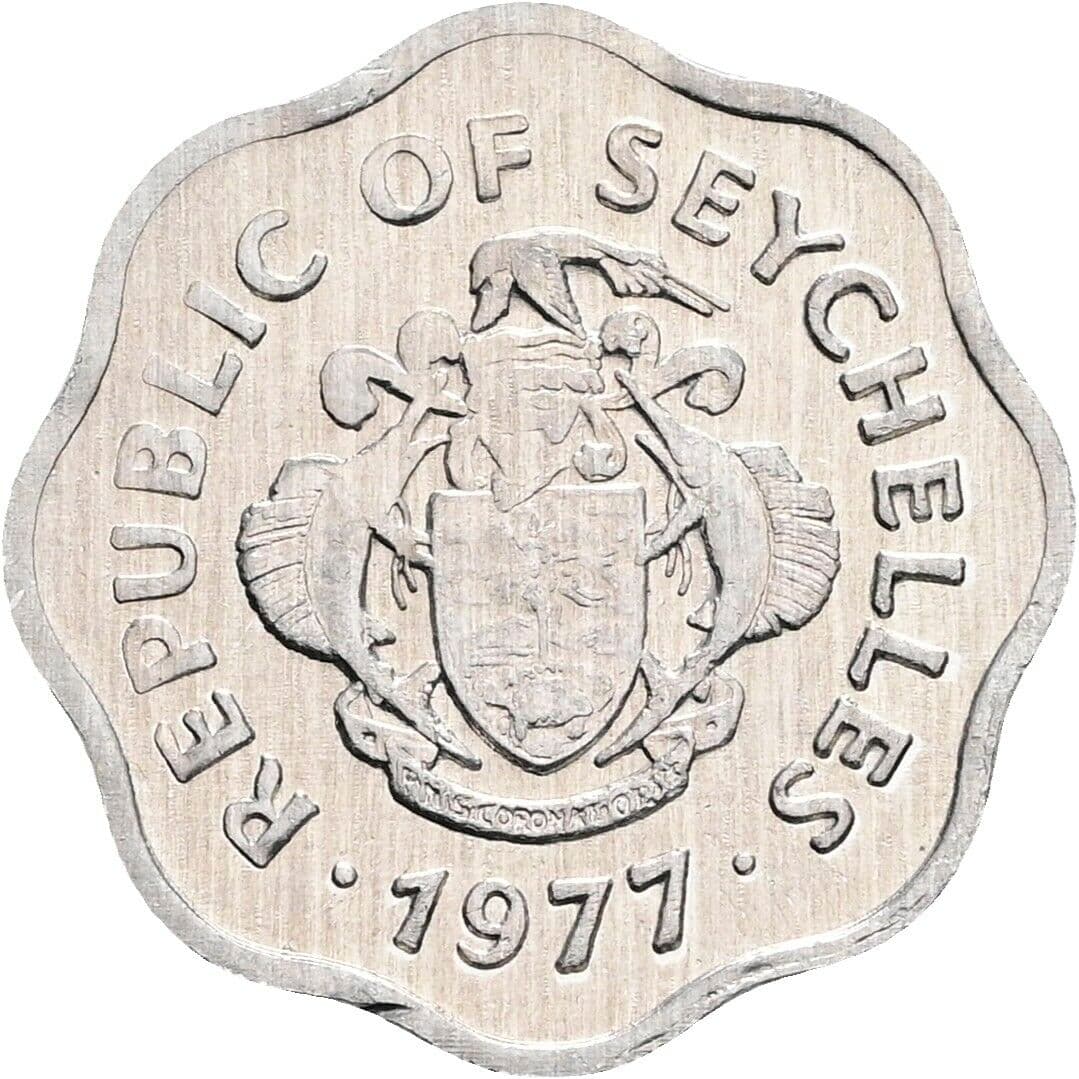 5 Cents 1977 – Rückseite