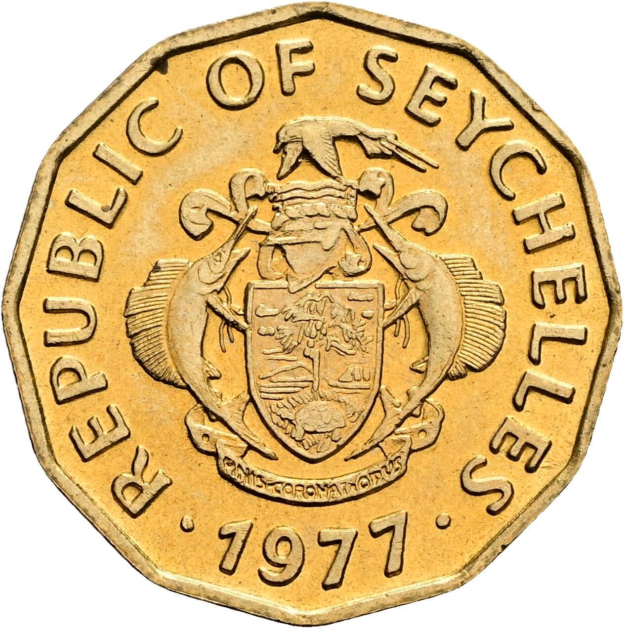 10 Cents 1977 – Rückseite