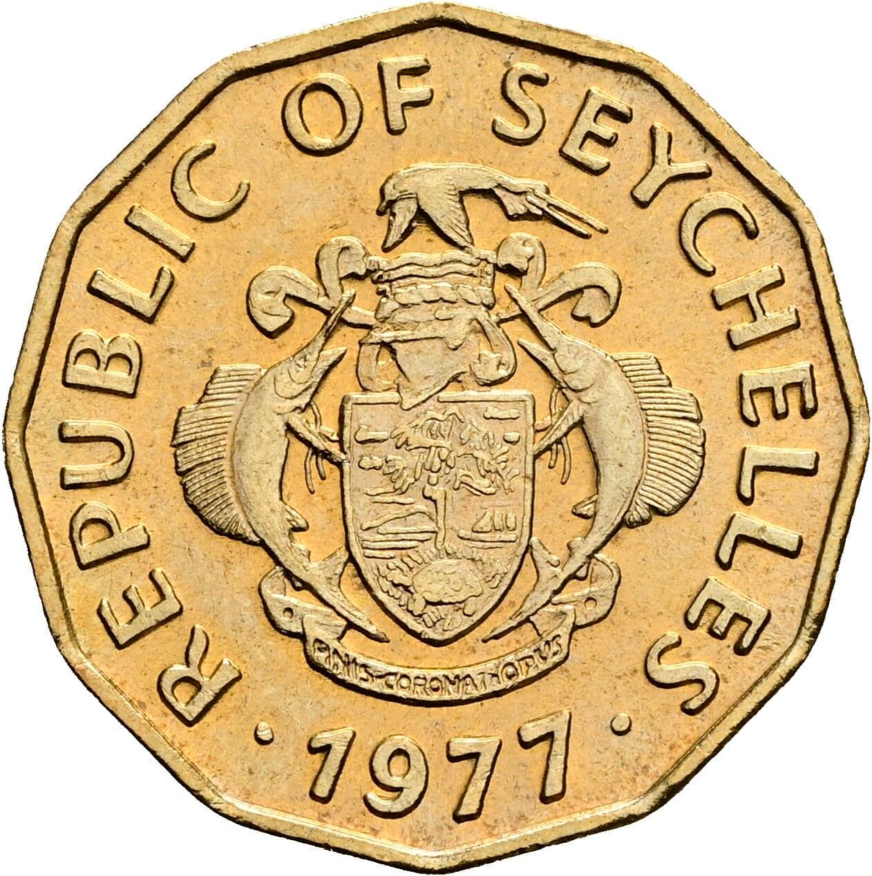 10 Cents 1977 – Rückseite