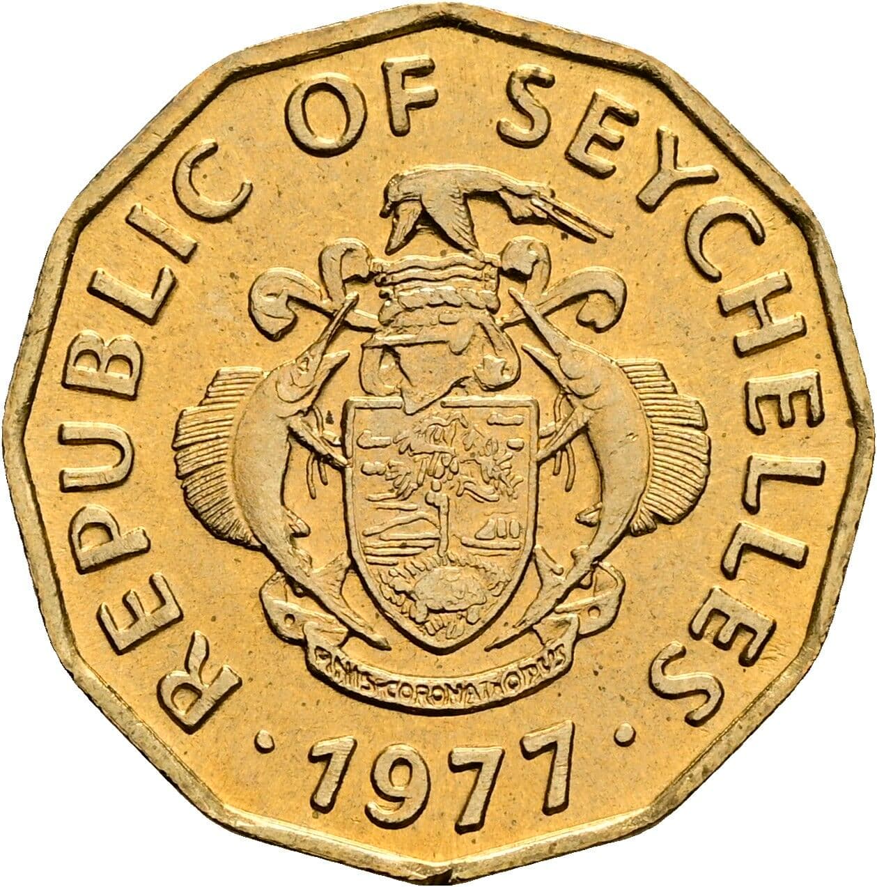 10 Cents 1977 – Rückseite