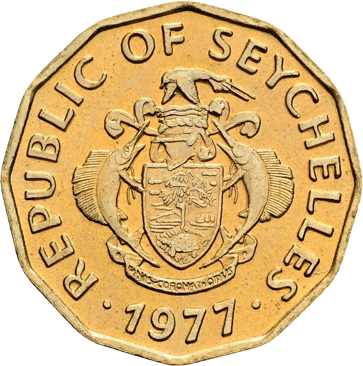 10 Cents 1977 – Rückseite
