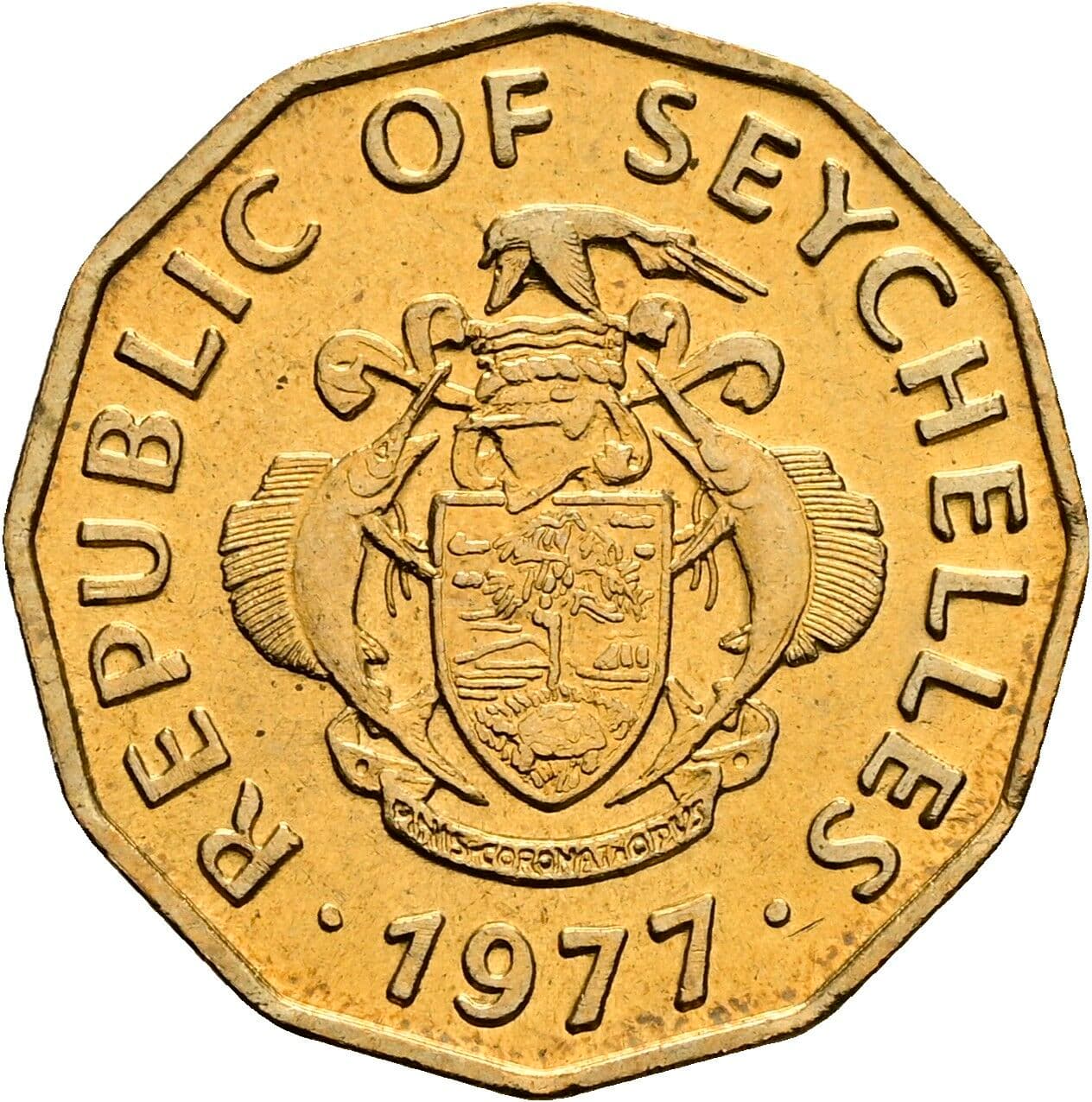 10 Cents 1977 – Rückseite
