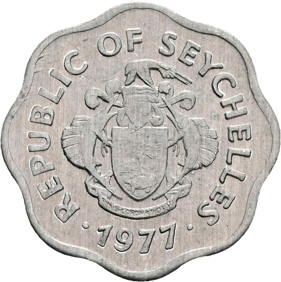 5 Cents 1977 – Rückseite