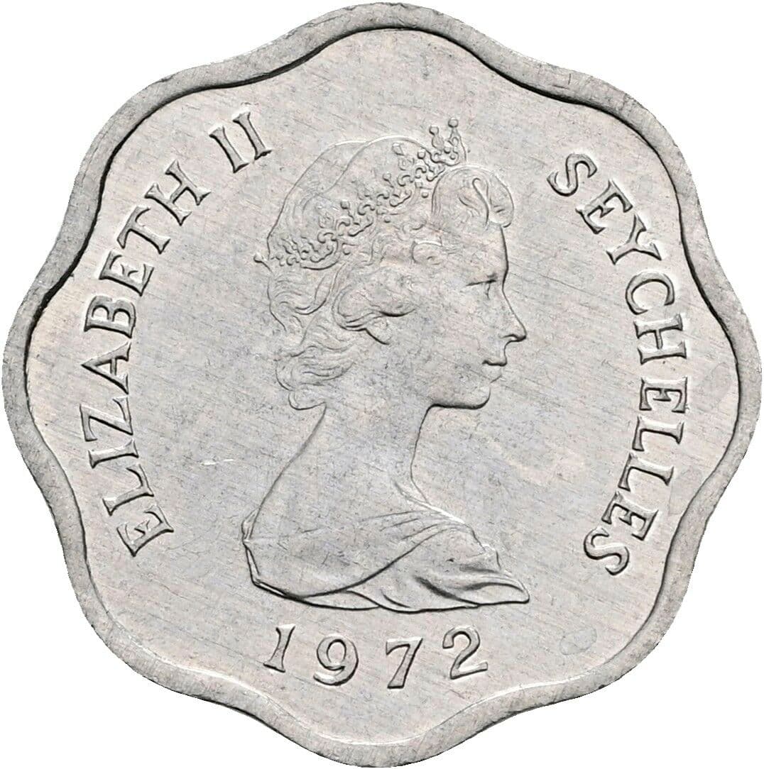 5 Cents Elisabeth II. 1952-2022 1972 – Vorderseite
