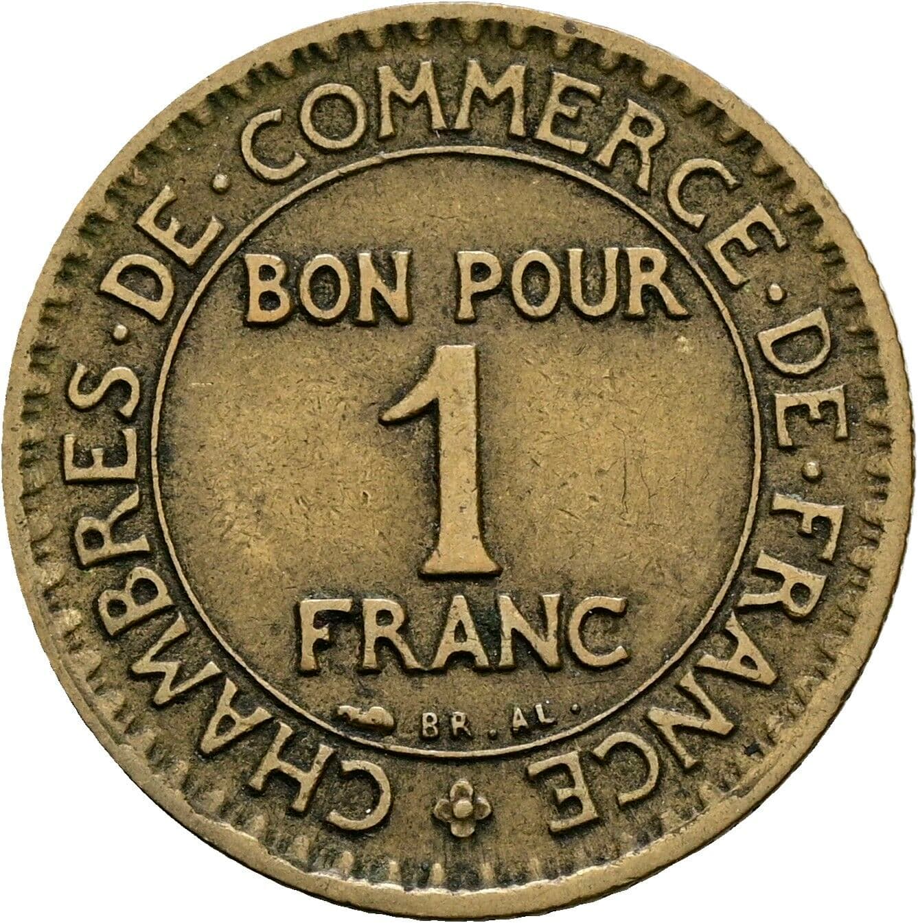 1 Franc 1924 – Vorderseite