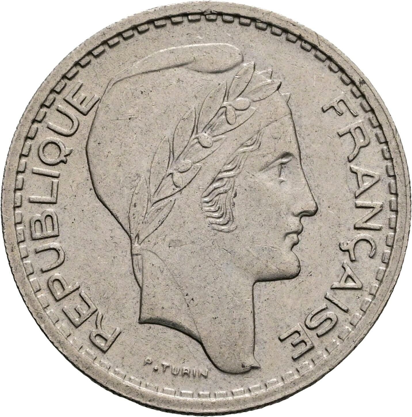 10 Francs 1948 – Vorderseite