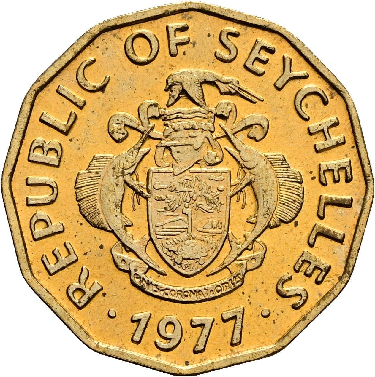 10 Cents 1977 – Rückseite