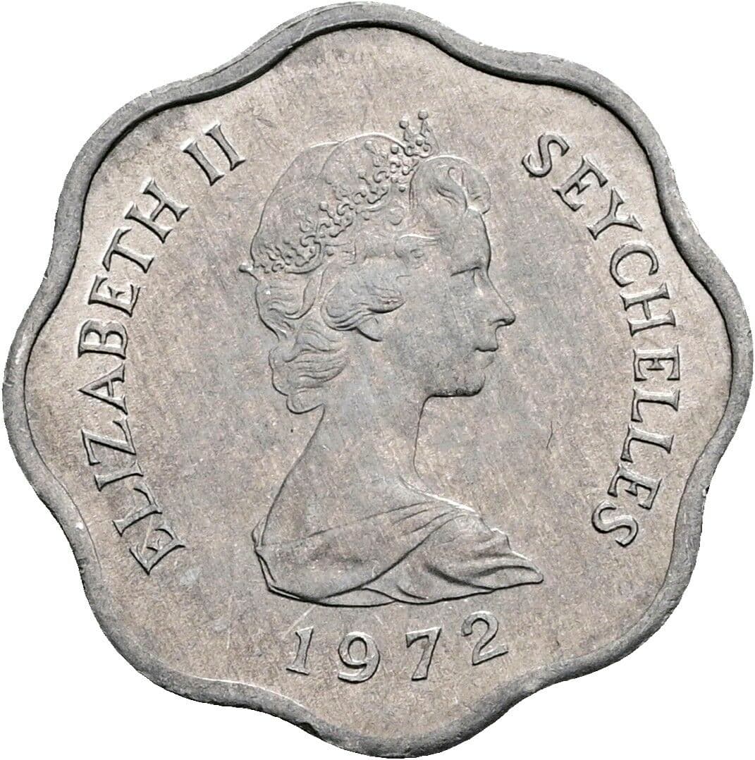 5 Cents Elisabeth II. 1952-2022 1972 – Vorderseite