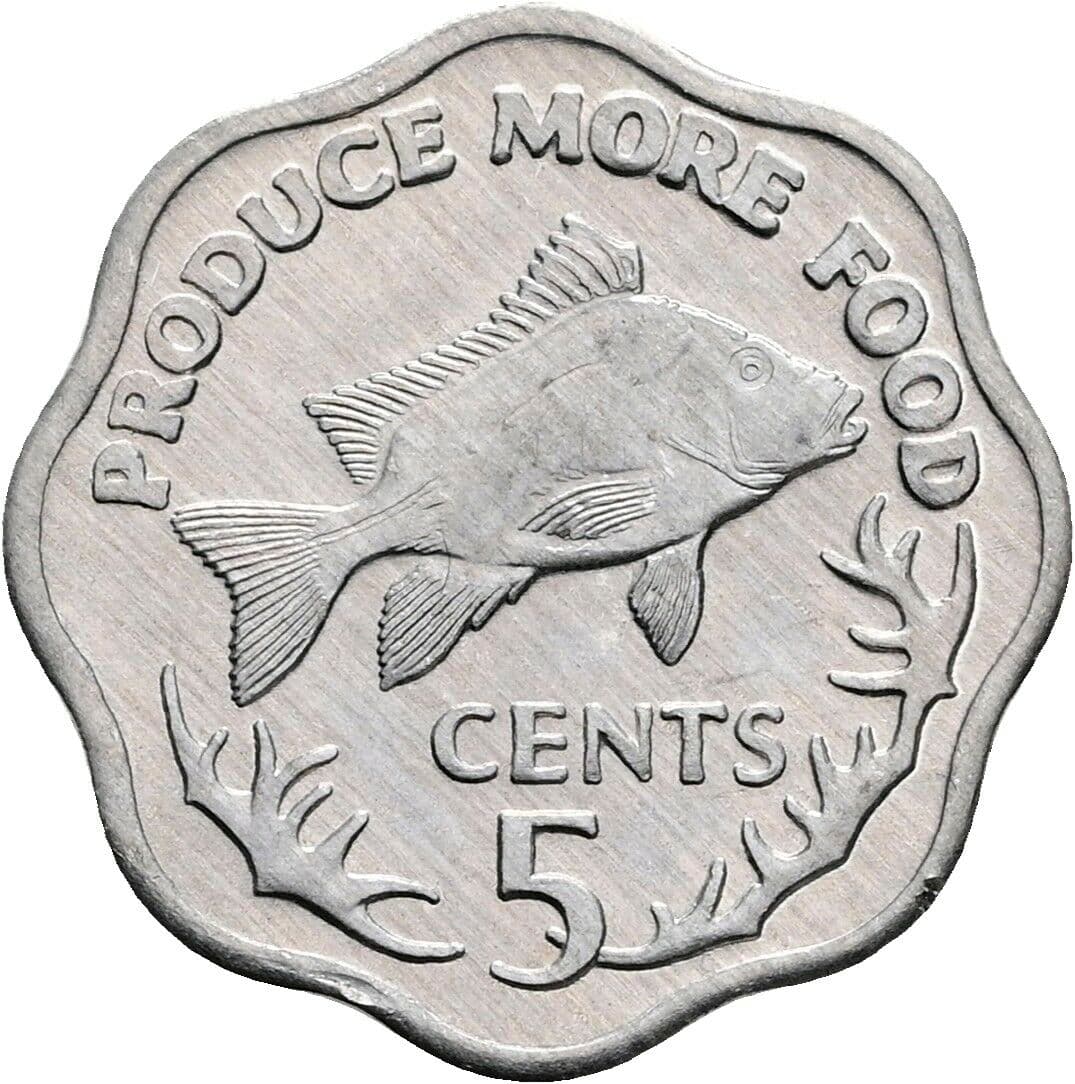 5 Cents 1977 – Vorderseite