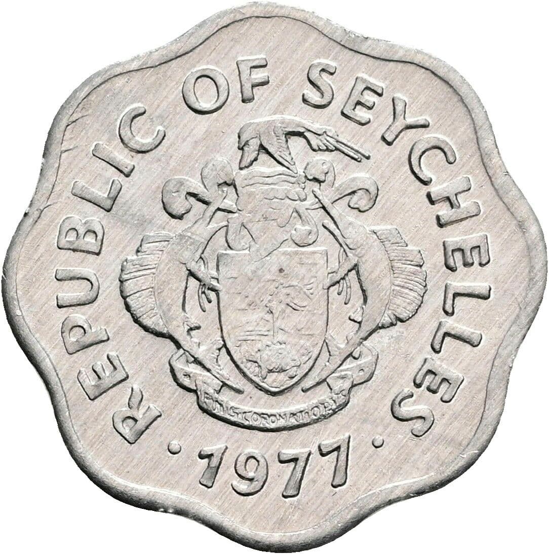 5 Cents 1977 – Rückseite