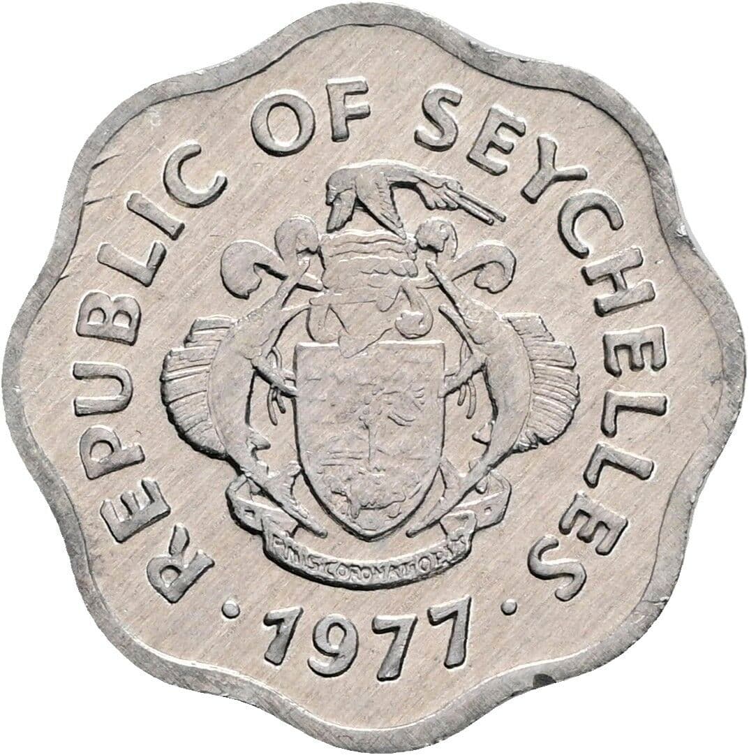 5 Cents 1977 – Rückseite