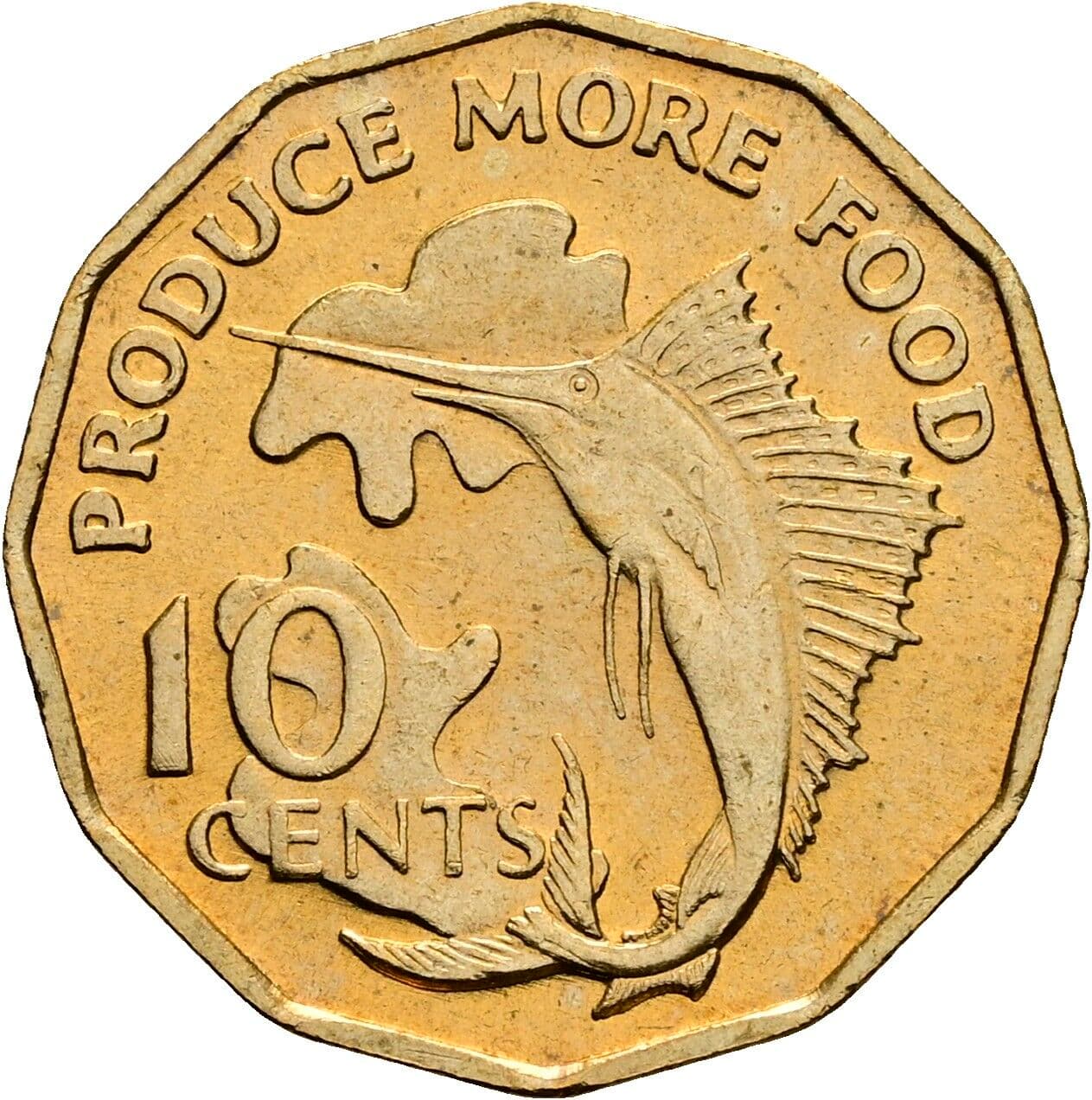 10 Cents 1977 – Vorderseite