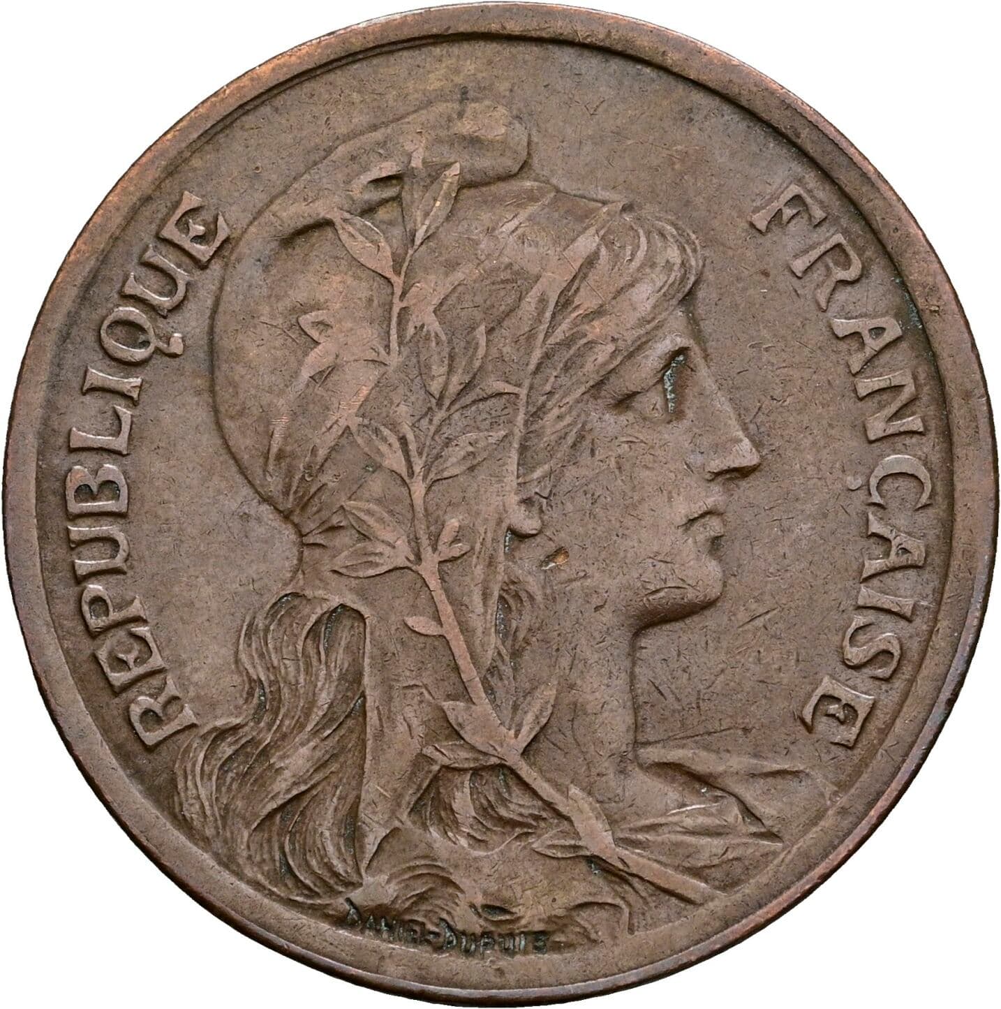 10 Centimes 1916 – Vorderseite