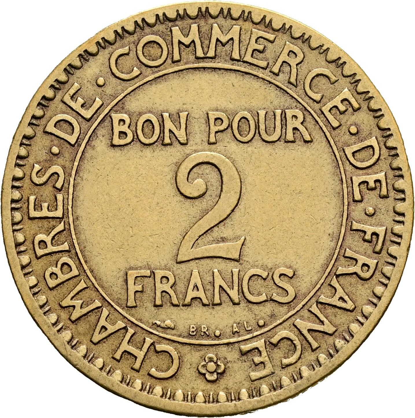 2 Francs 1922 – Vorderseite