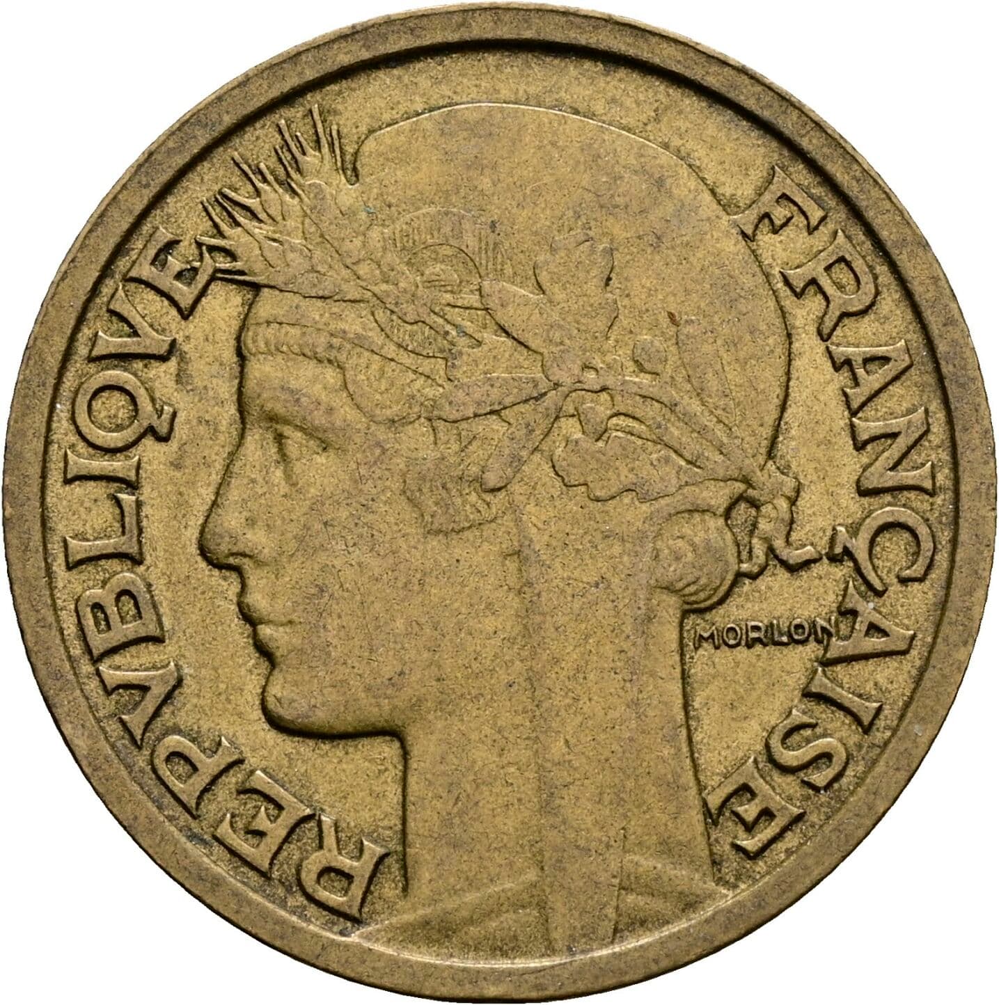 2 Francs 1939 – Rückseite
