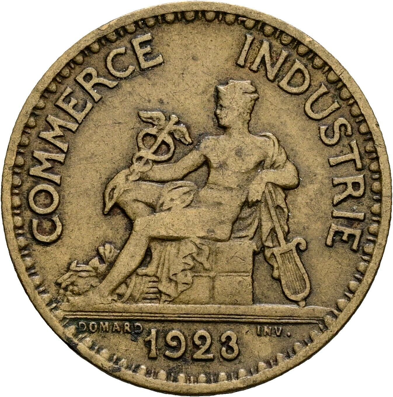1 Franc 1923 – Rückseite
