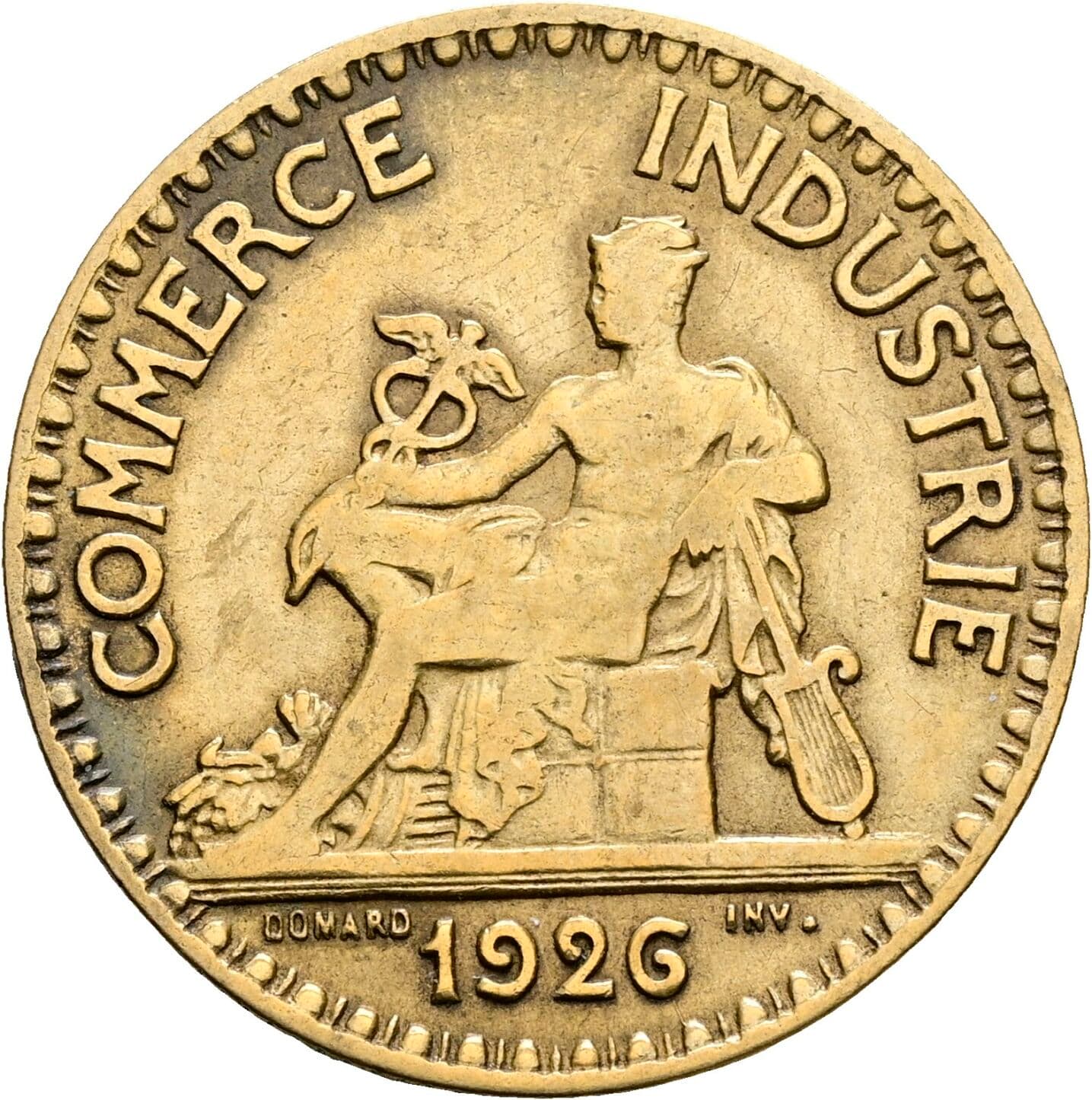 2 Francs 1926 – Rückseite