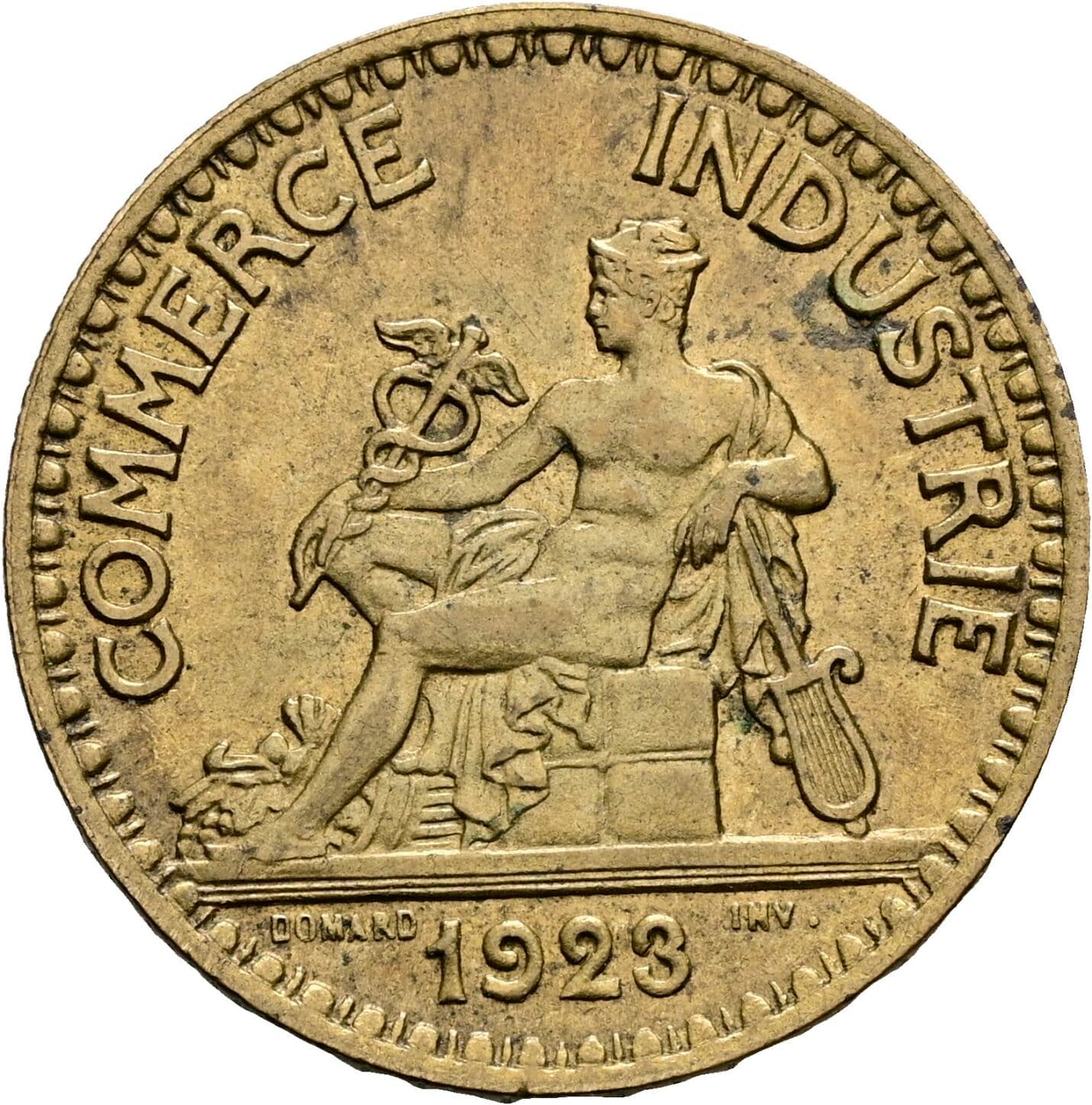 2 Francs 1923 – Rückseite