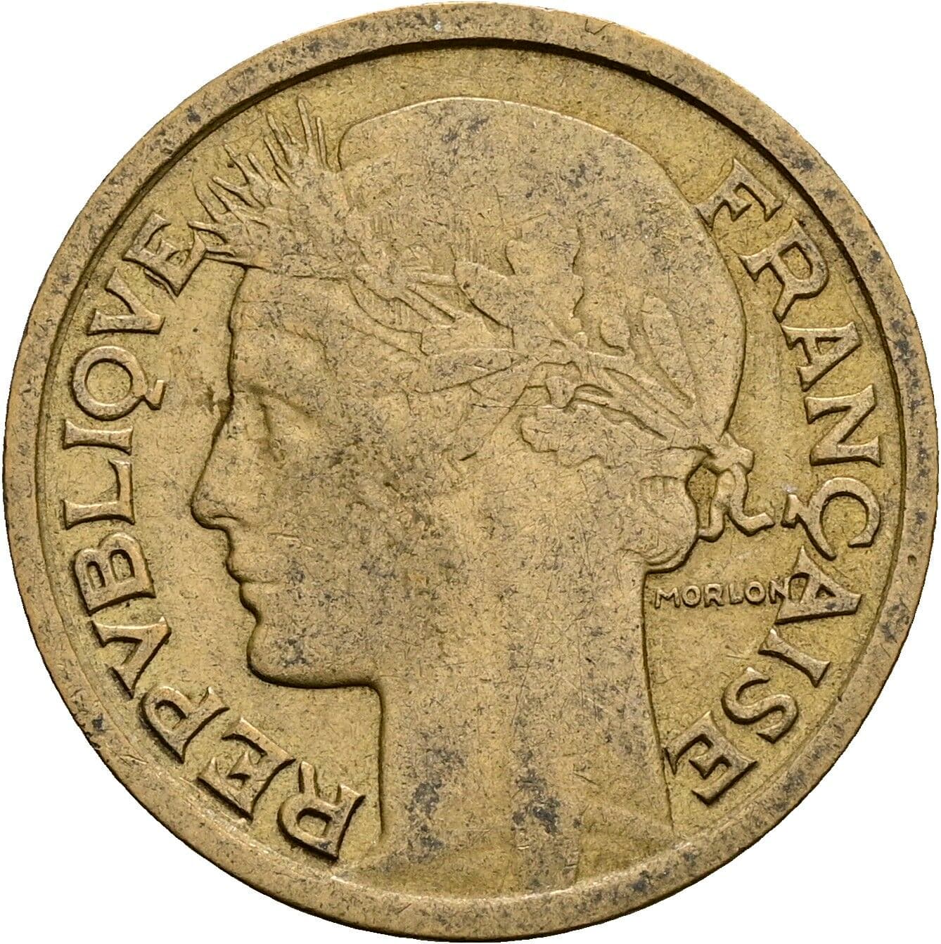 1 Franc 1939 – Rückseite