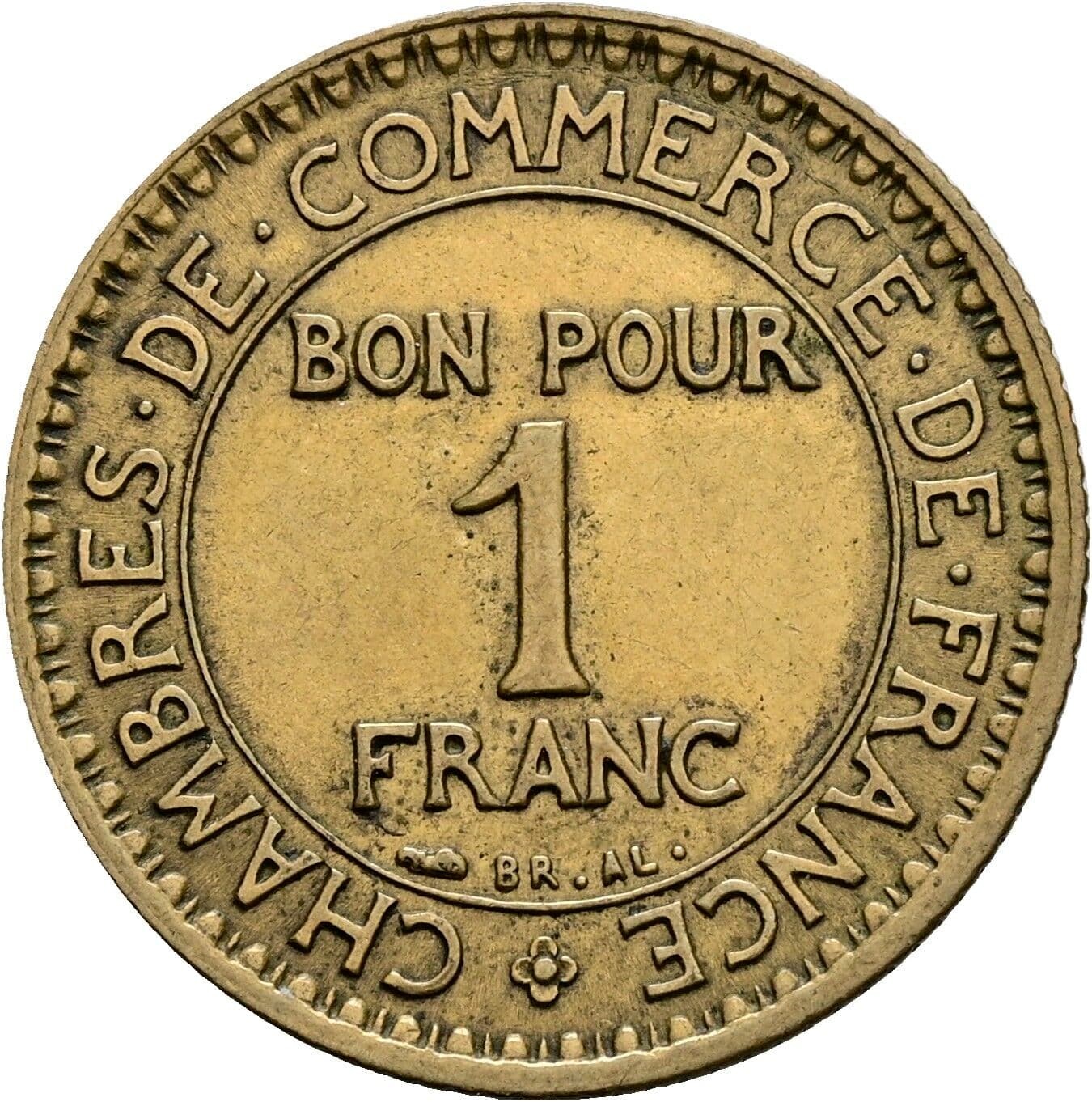 1 Franc 1922 – Vorderseite