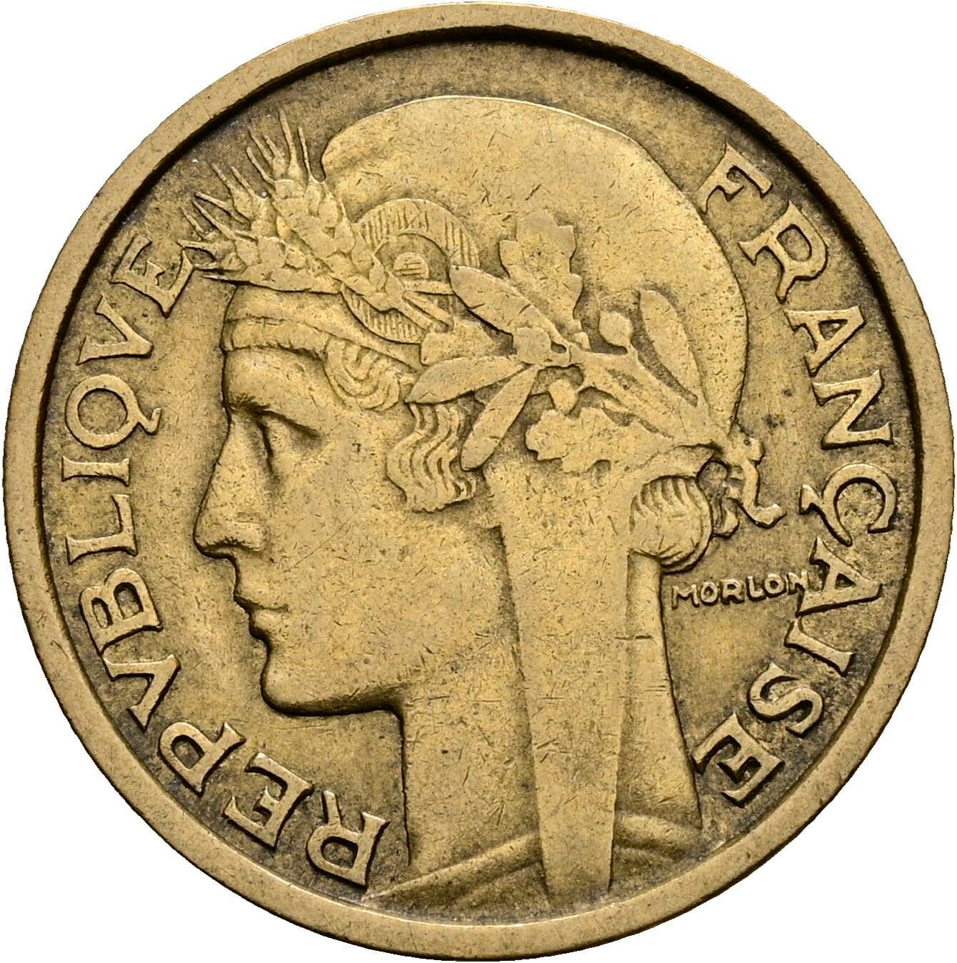 1 Franc 1931 – Rückseite