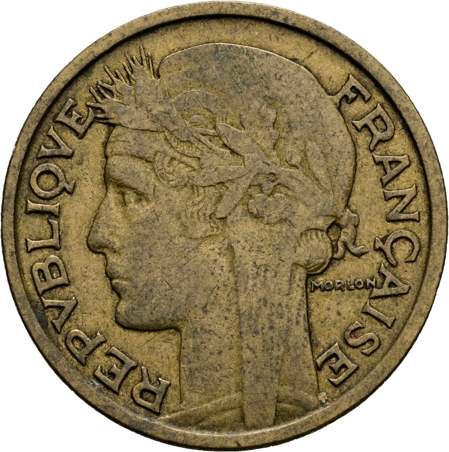 2 Francs 1933 – Vorderseite