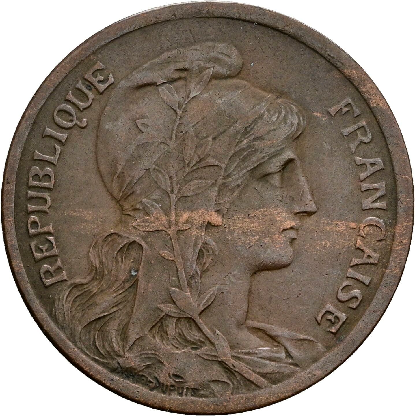 10 Centimes 1917 – Vorderseite