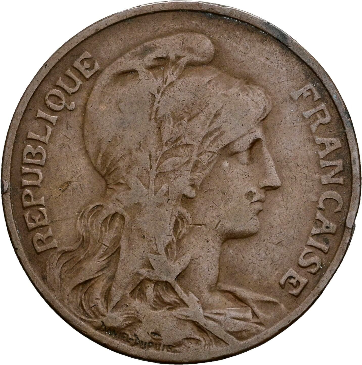 10 Centimes 1914 – Vorderseite