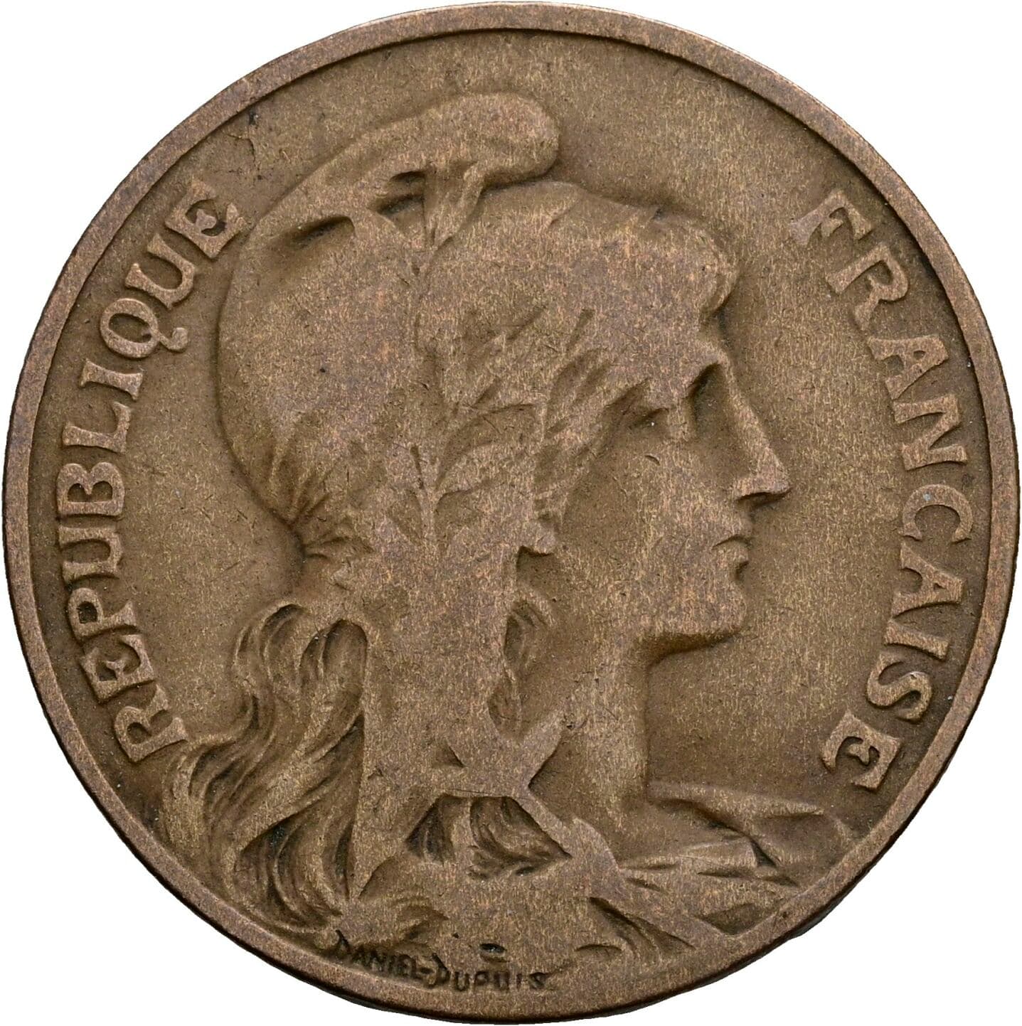 10 Centimes 1912 – Vorderseite