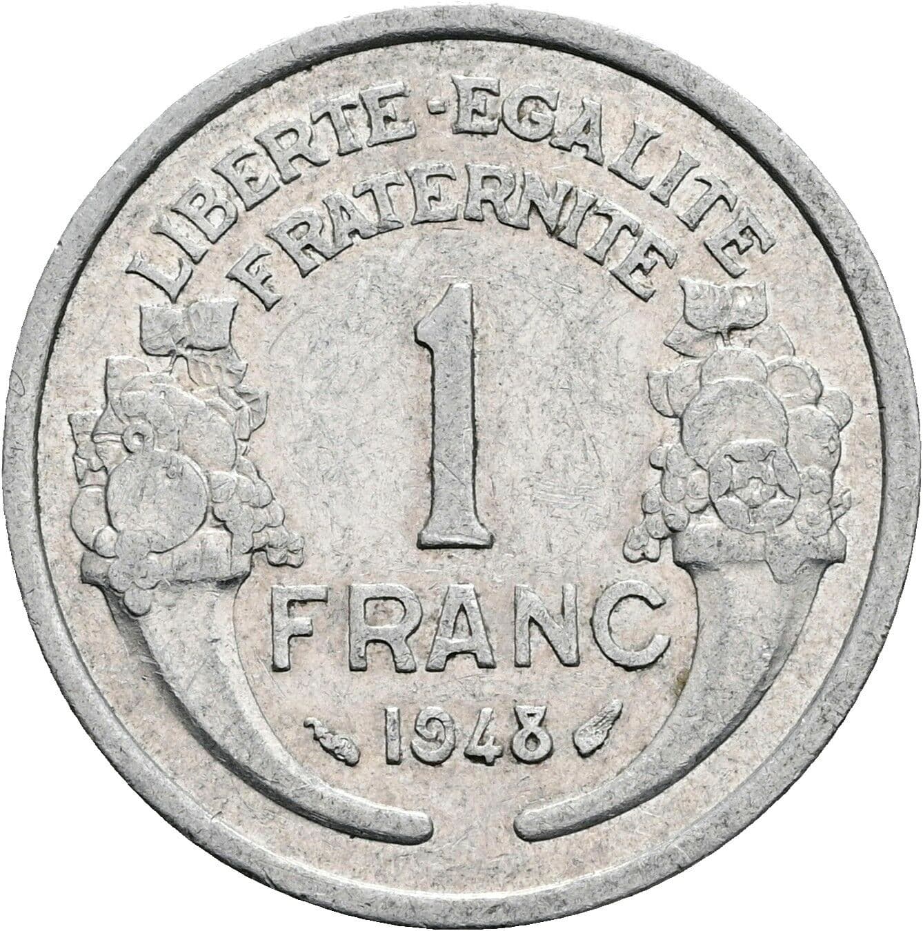 1 Franc 1948 – Vorderseite