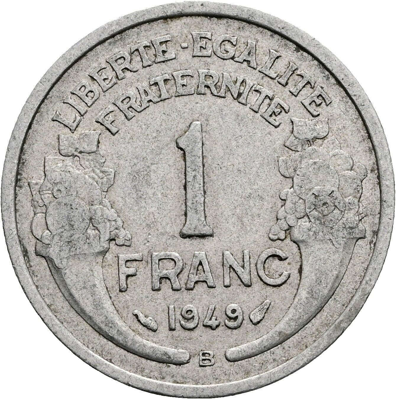 1 Franc 1949 B – Vorderseite