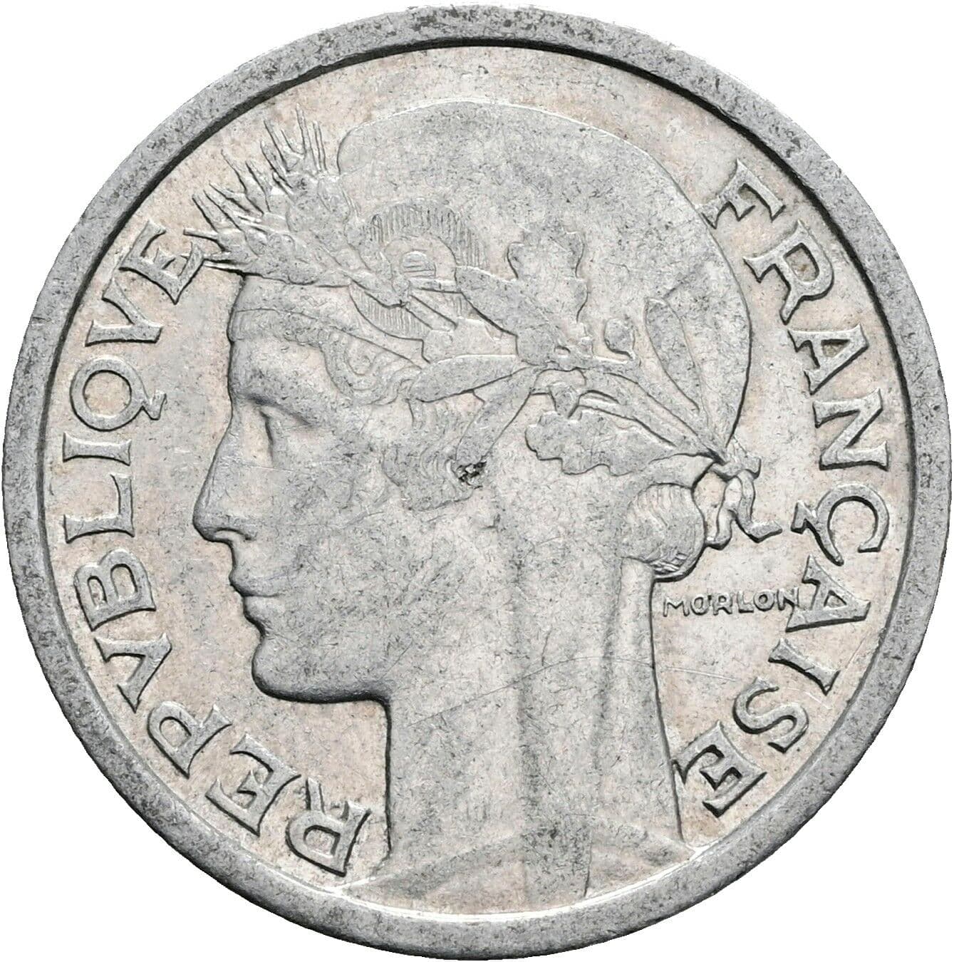 1 Franc 1948 – Rückseite