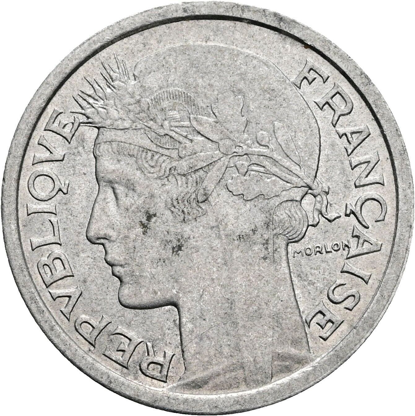 1 Franc 1949 – Rückseite