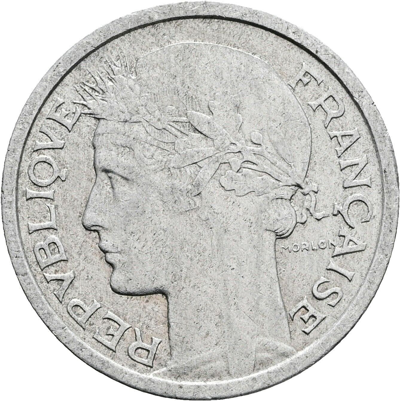 1 Franc 1950 – Rückseite