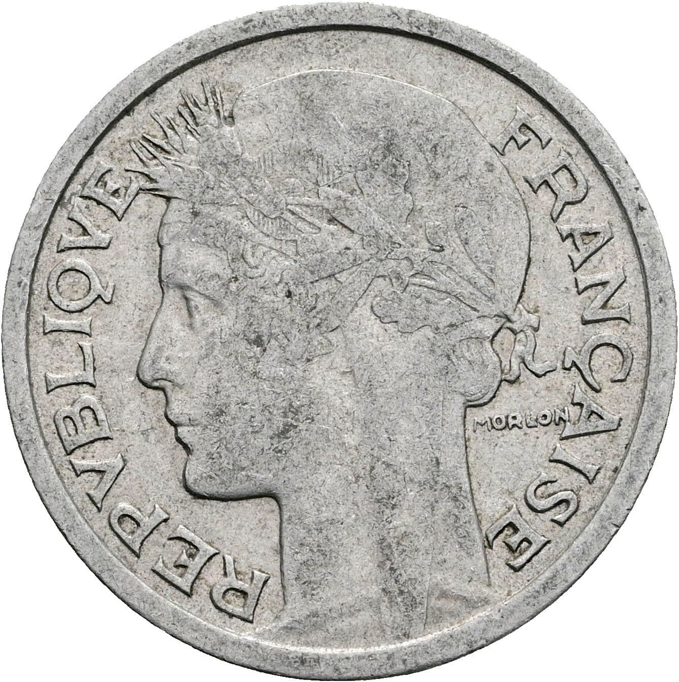 1 Franc 1949 B – Rückseite