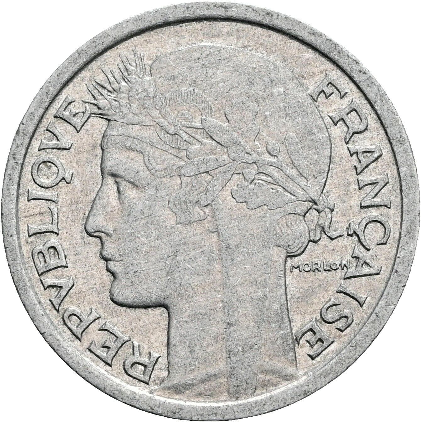 1 Franc 1950 B – Rückseite