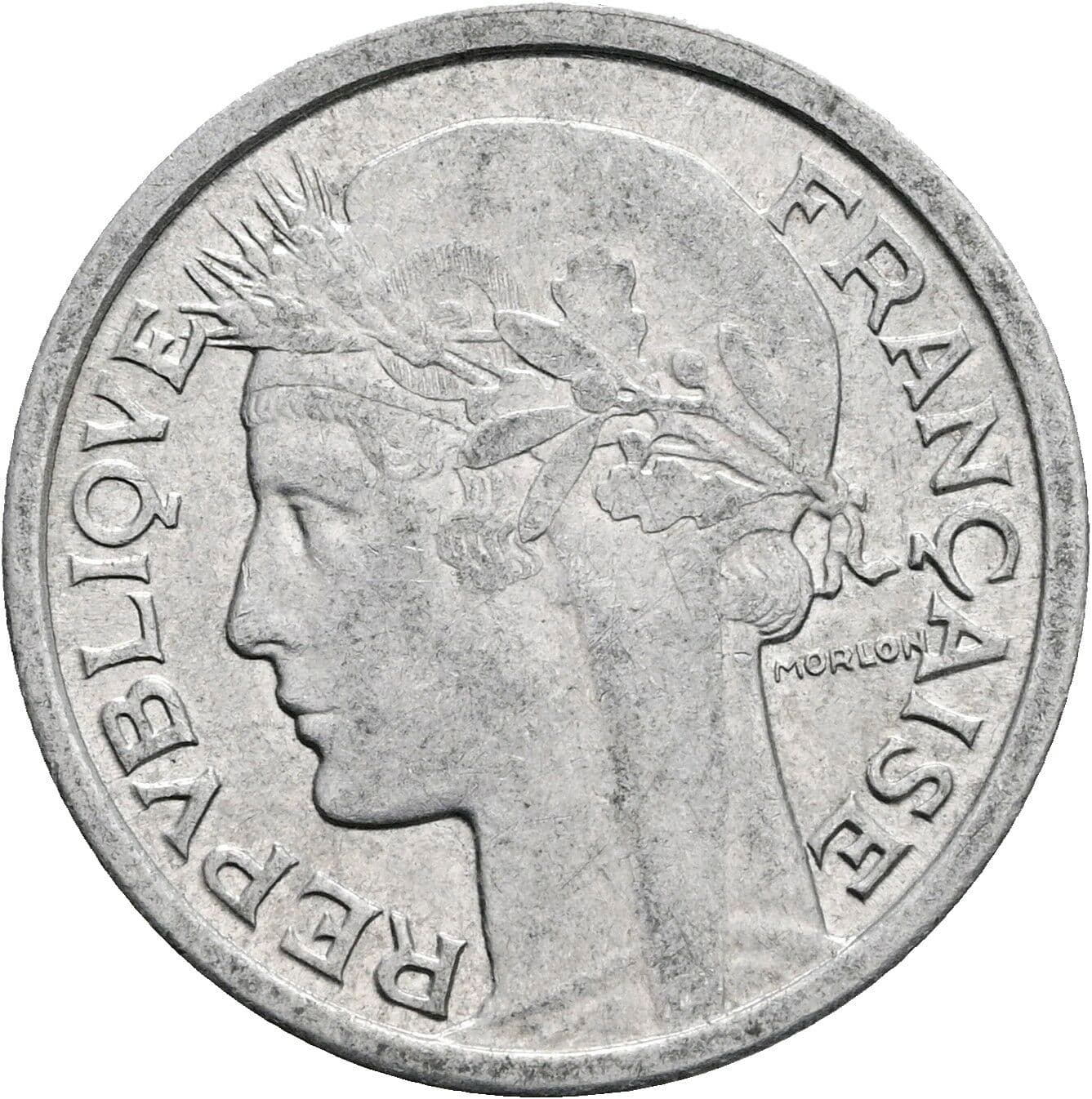 1 Franc 1947 – Rückseite