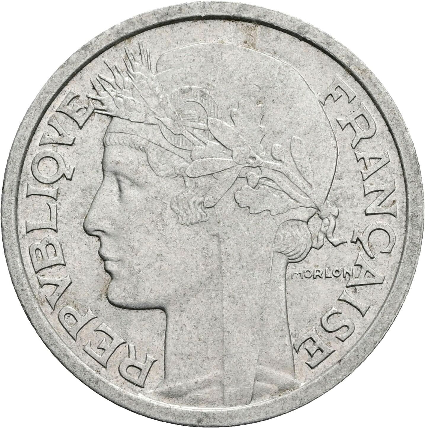 2 Francs 1950 – Vorderseite
