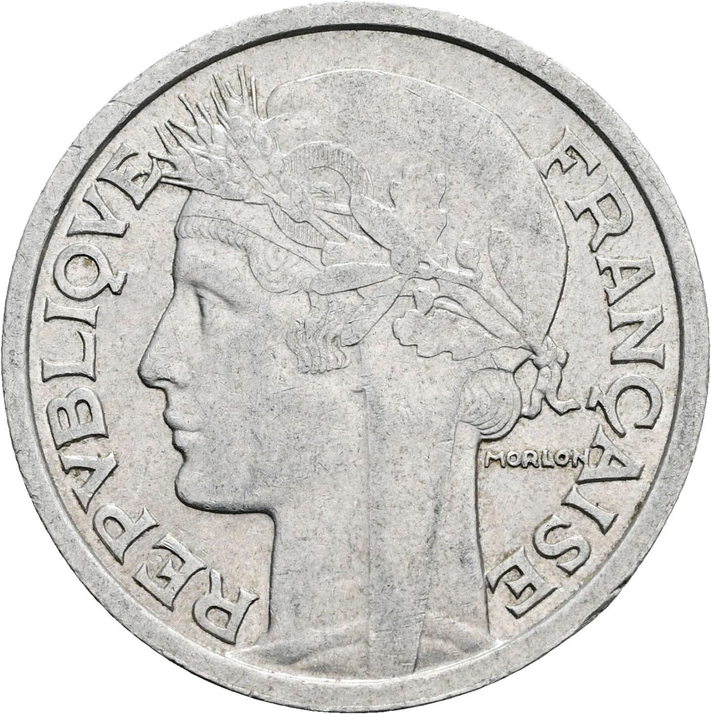 2 Francs 1948 – Vorderseite