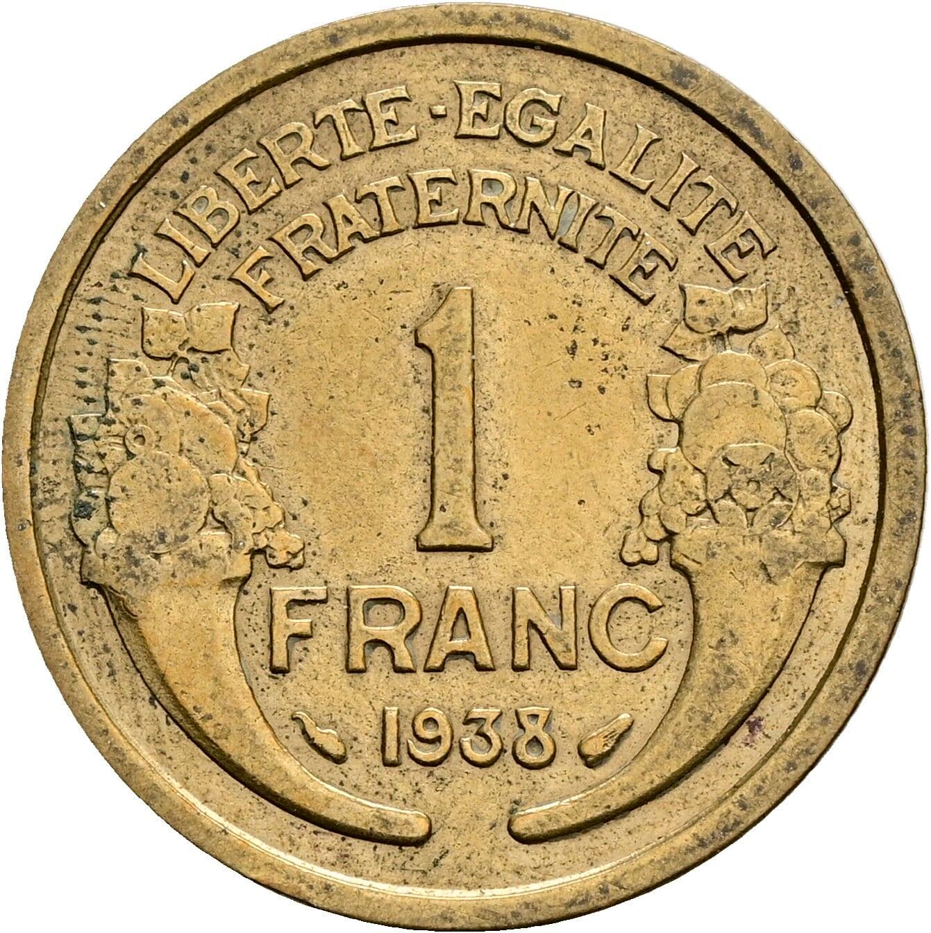1 Franc 1938 – Vorderseite