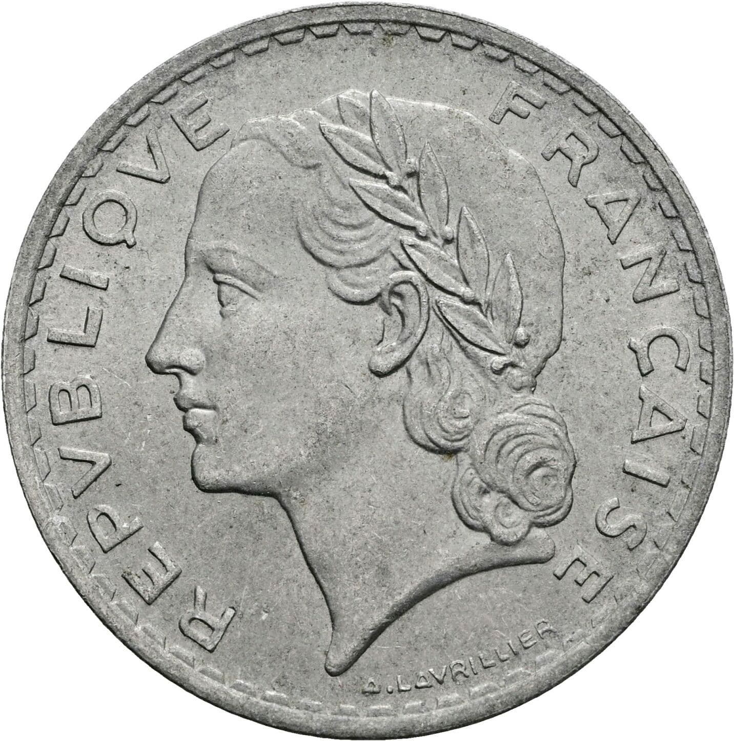 5 Francs 1950 B – Vorderseite