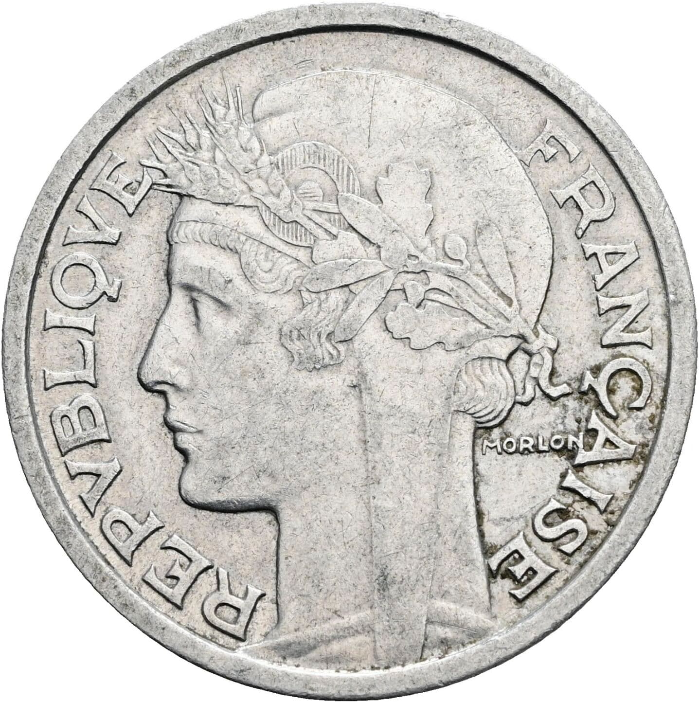 2 Francs 1947 – Vorderseite
