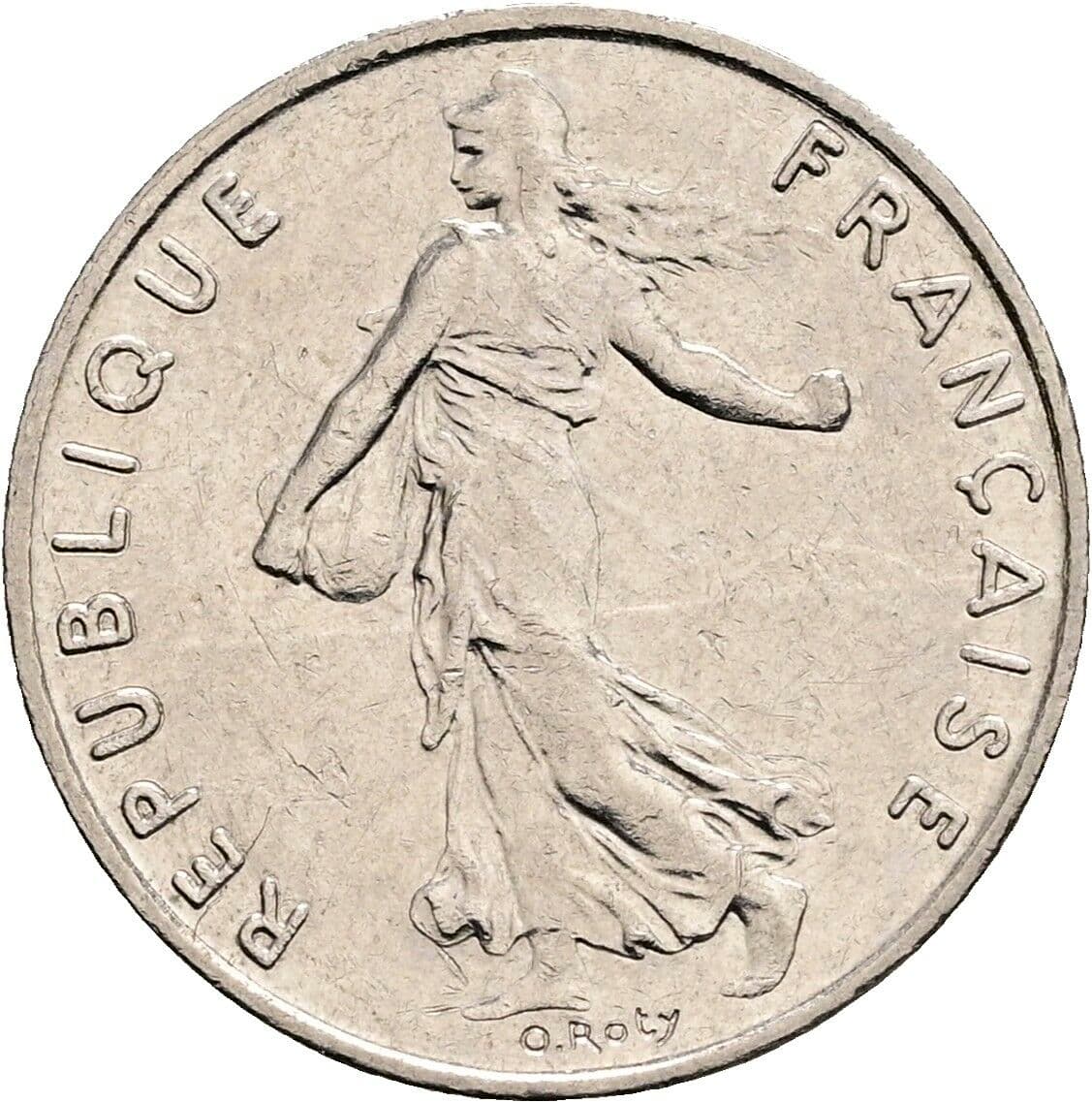 1/2 Franc 1995 – Rückseite